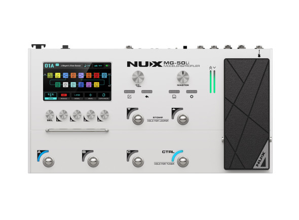 NUX MG50li Guitar Multi-FX Processor & Profiler White NUX MG50li Guitar Multi-FX Processor & Profiler White